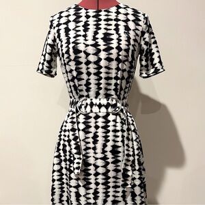 Land's End Chase Bank Uniform Midi Dress with Pockets